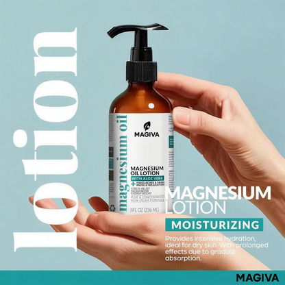 Barven Magnesium Oil Spray (12 oz) + Body Massage Lotion Set 8oz